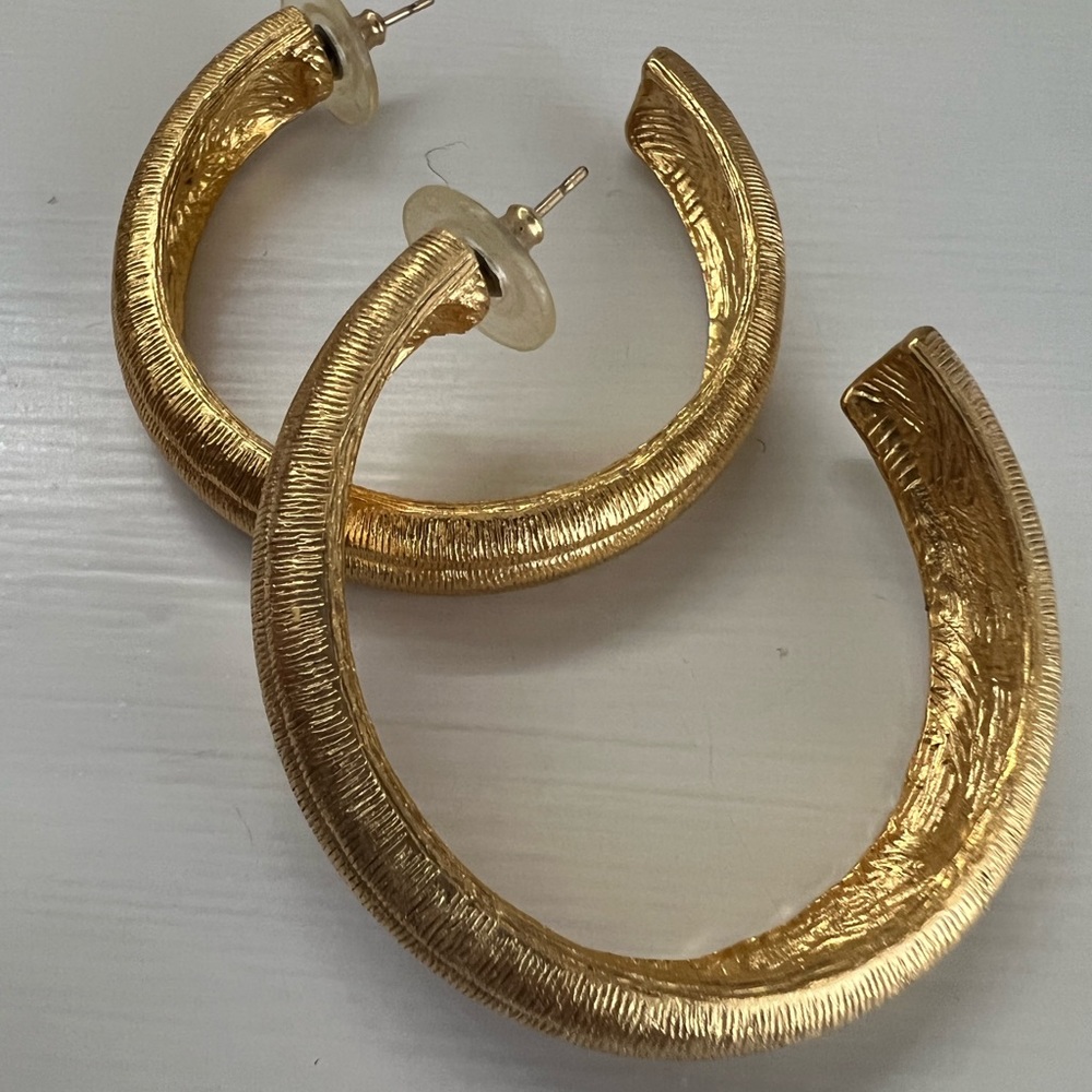 Givenchy Gold Hoop Earrings